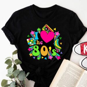 80s Costume T-Shirt – Retro 1980s Fancy Dress Party Shirt, Vintage Style Tee for Men & Women, Love the 80s Summer Top, 80's Gig Outfit

