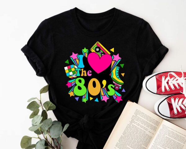 80s Costume T-Shirt – Retro 1980s Fancy Dress Party Shirt, Vintage Style Tee for Men & Women, Love the 80s Summer Top, 80's Gig Outfit

