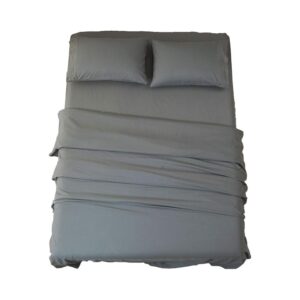 Luxury Dark Grey Queen Bed Sheets Buttery Soft, Deep Pocket, Dark Grey Elegance